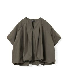 mizuiro ind / ミズイロインド シャツ・ブラウス | mizuiro ind バルーンノーカラーシャツ