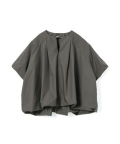 mizuiro ind / ミズイロインド シャツ・ブラウス | mizuiro ind バルーンノーカラーシャツ
