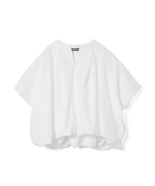 mizuiro ind / ミズイロインド シャツ・ブラウス | mizuiro ind バルーンノーカラーシャツ | 詳細8