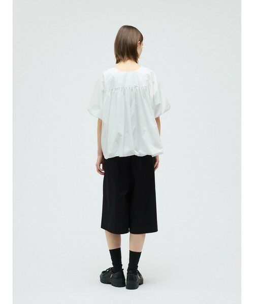 mizuiro ind / ミズイロインド シャツ・ブラウス | mizuiro ind バルーンノーカラーシャツ | 詳細16