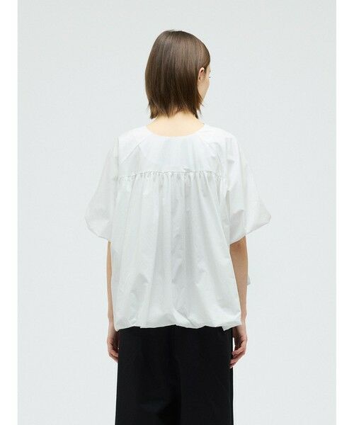 mizuiro ind / ミズイロインド シャツ・ブラウス | mizuiro ind バルーンノーカラーシャツ | 詳細12