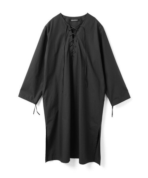 mizuiro ind / ミズイロインド ドレス | mizuiro ind レースアップワンピース（ブラック(color99)）