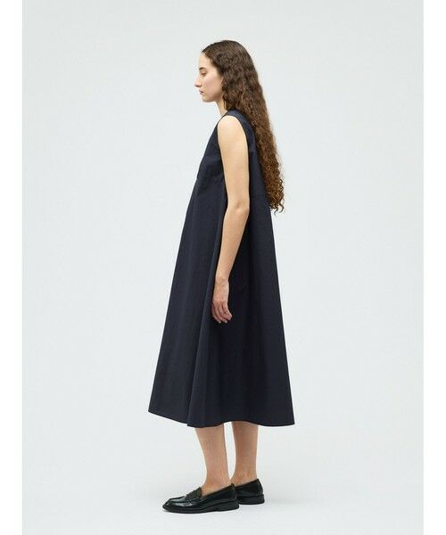 mizuiro ind / ミズイロインド ロング・マキシ丈ワンピース | mizuiro ind ブランディングクロスフレアワンピース | 詳細4
