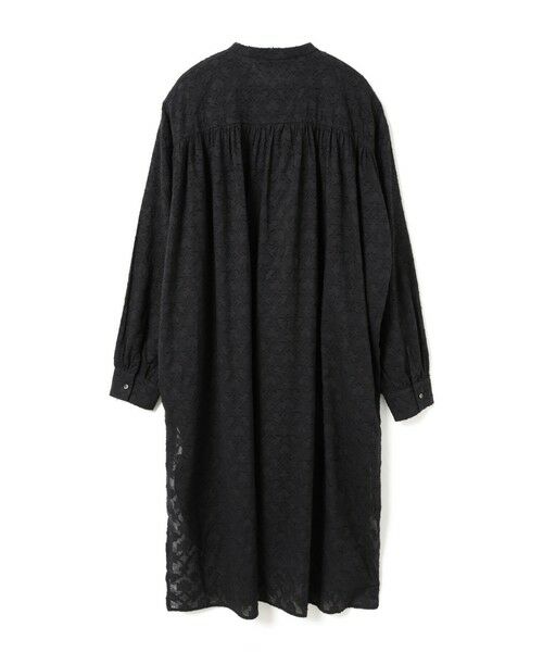 mizuiro ind / ミズイロインド ロング・マキシ丈ワンピース | mizuiro ind ジャカードギャザーショルダーワンピース | 詳細6