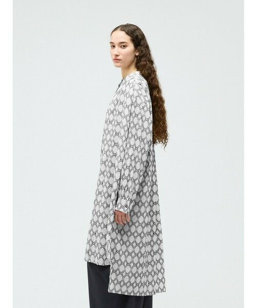 mizuiro ind / ミズイロインド ロング・マキシ丈ワンピース | mizuiro ind ジャカードギャザーショルダーワンピース | 詳細17