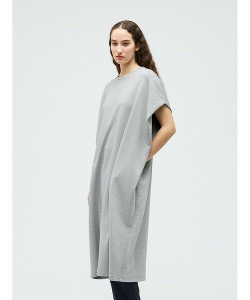 mizuiro ind / ミズイロインド ロング・マキシ丈ワンピース | mizuiro ind ドライフレンチテリーノースリーブロングワンピース | 詳細8