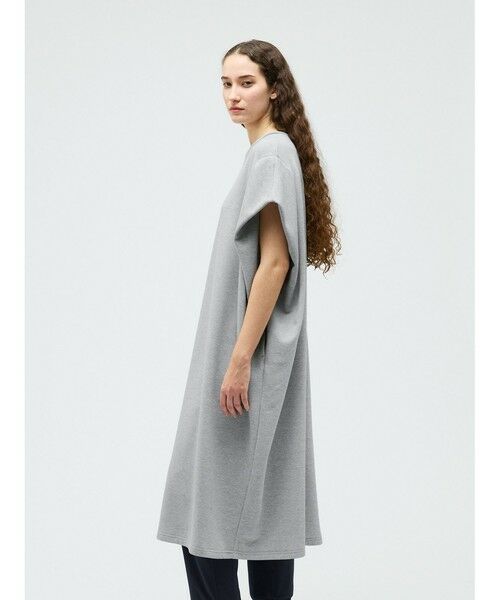 mizuiro ind / ミズイロインド ロング・マキシ丈ワンピース | mizuiro ind ドライフレンチテリーノースリーブロングワンピース | 詳細9
