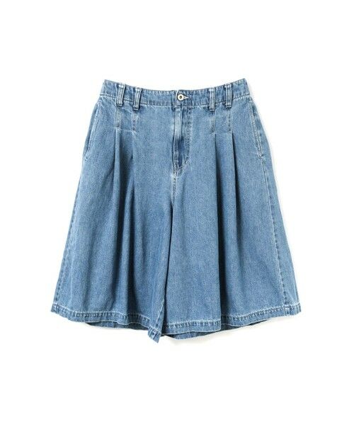 mizuiro ind / ミズイロインド その他パンツ | mizuiro ind ハイウエストワイドハーフパンツ(BLEACH) | 詳細1