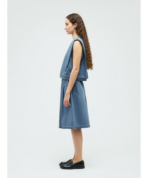 mizuiro ind / ミズイロインド その他パンツ | mizuiro ind ハイウエストワイドハーフパンツ(BLEACH) | 詳細4