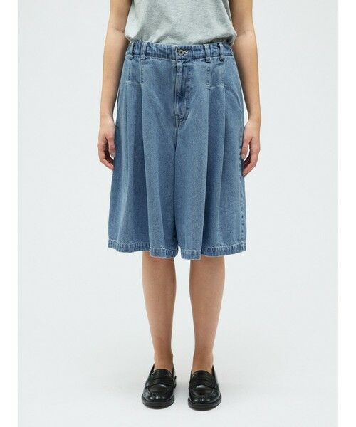 mizuiro ind / ミズイロインド その他パンツ | mizuiro ind ハイウエストワイドハーフパンツ(BLEACH) | 詳細6