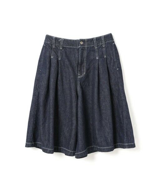 mizuiro ind / ミズイロインド その他パンツ | mizuiro ind ハイウエストワイドハーフパンツ | 詳細1