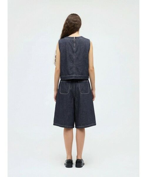 mizuiro ind / ミズイロインド その他パンツ | mizuiro ind ハイウエストワイドハーフパンツ | 詳細4