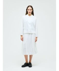 mizuiro ind / ミズイロインド ミニ・ひざ丈スカート | mizuiro ind ジャカードバルーンスカート