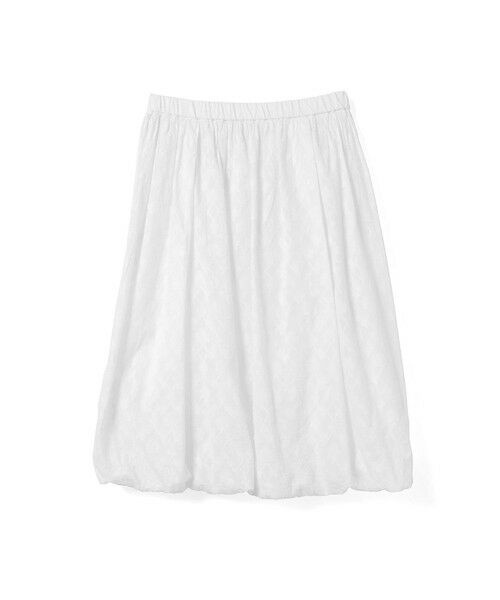 mizuiro ind / ミズイロインド ミニ・ひざ丈スカート | mizuiro ind ジャカードバルーンスカート | 詳細1