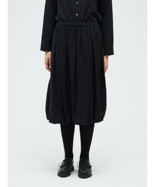 mizuiro ind / ミズイロインド ミニ・ひざ丈スカート | mizuiro ind ジャカードバルーンスカート | 詳細11