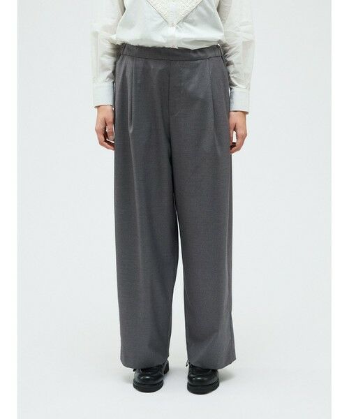 mizuiro ind / ミズイロインド その他パンツ | mizuiro ind ツータックスラックス | 詳細10