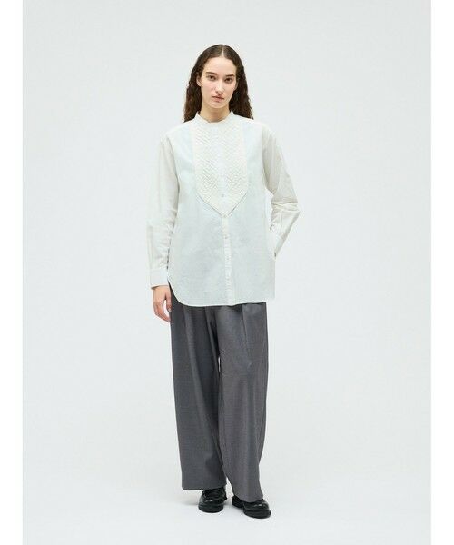 mizuiro ind / ミズイロインド その他パンツ | mizuiro ind ツータックスラックス | 詳細6