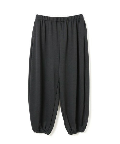 mizuiro ind / ミズイロインド その他パンツ | mizuiro ind ドライフレンチテリードローストリングヘムパンツ（ブラック(color99)）