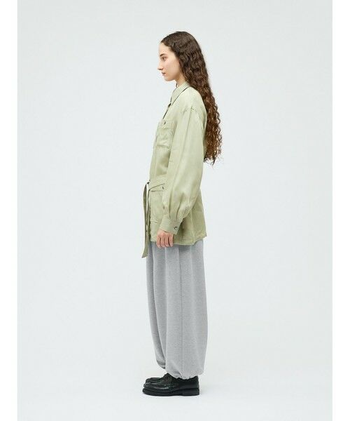 mizuiro ind / ミズイロインド その他パンツ | mizuiro ind ドライフレンチテリードローストリングヘムパンツ | 詳細6