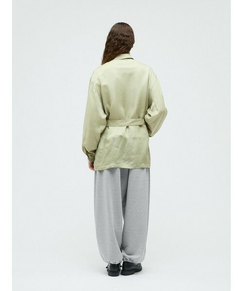 mizuiro ind / ミズイロインド その他パンツ | mizuiro ind ドライフレンチテリードローストリングヘムパンツ | 詳細7