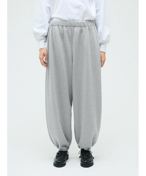 mizuiro ind / ミズイロインド その他パンツ | mizuiro ind ドライフレンチテリードローストリングヘムパンツ | 詳細8