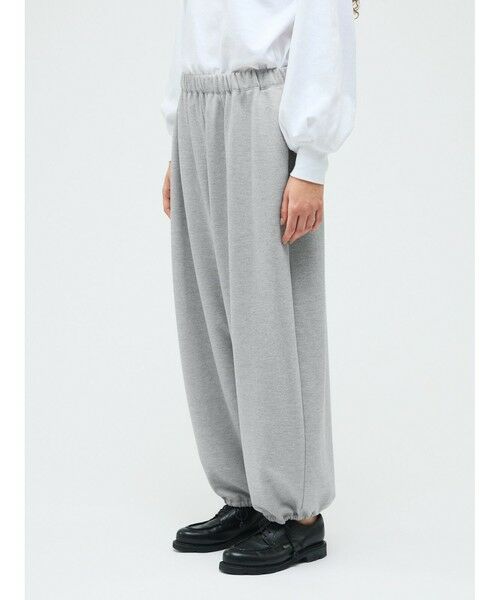 mizuiro ind / ミズイロインド その他パンツ | mizuiro ind ドライフレンチテリードローストリングヘムパンツ | 詳細9