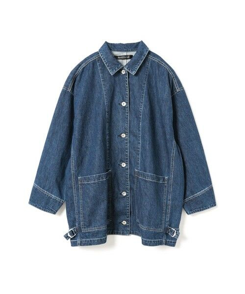 mizuiro ind / ミズイロインド テーラードジャケット | mizuiro ind ワイドデニムカバーオール(BLEACH) | 詳細1