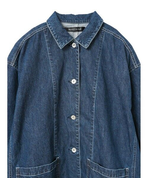 mizuiro ind / ミズイロインド テーラードジャケット | mizuiro ind ワイドデニムカバーオール(BLEACH) | 詳細10