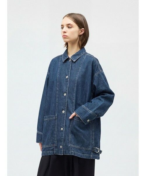 mizuiro ind / ミズイロインド テーラードジャケット | mizuiro ind ワイドデニムカバーオール(BLEACH) | 詳細3