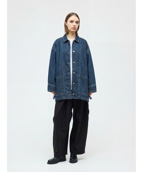 mizuiro ind / ミズイロインド テーラードジャケット | mizuiro ind ワイドデニムカバーオール(BLEACH) | 詳細7