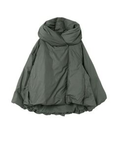 mizuiro ind / ミズイロインド その他アウター | mizuiro ind フード付きショートダウンジャケット