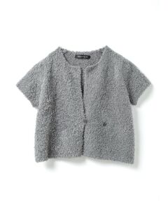 mizuiro ind / ミズイロインド カーディガン・ボレロ | mizuiro ind ヘアリーヤーンフレンチスリーブカーディガン