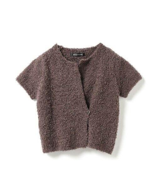 mizuiro ind / ミズイロインド カーディガン・ボレロ | mizuiro ind ヘアリーヤーンフレンチスリーブカーディガン | 詳細2