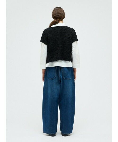 mizuiro ind / ミズイロインド カーディガン・ボレロ | mizuiro ind ヘアリーヤーンフレンチスリーブカーディガン | 詳細18
