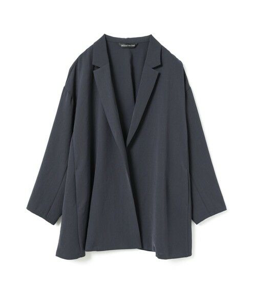 mizuiro ind / ミズイロインド テーラードジャケット | mizuiro ind テーラードシャツジャケット(ネイビー(color77))