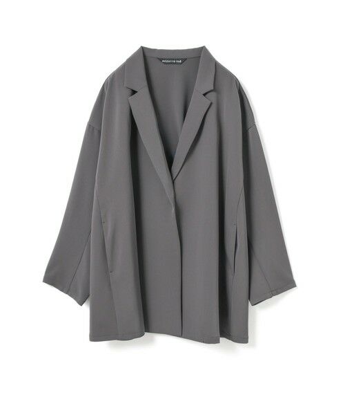 mizuiro ind / ミズイロインド テーラードジャケット | mizuiro ind テーラードシャツジャケット(チャコールグレー(color92))