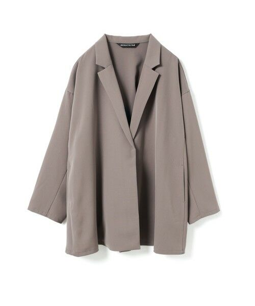 mizuiro ind / ミズイロインド テーラードジャケット | mizuiro ind テーラードシャツジャケット(ベージュ(color20))