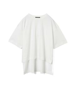 mizuiro ind / ミズイロインド カットソー | mizuiro ind サイドスリットワイドチュニックTシャツ