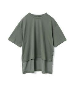 mizuiro ind / ミズイロインド カットソー | mizuiro ind サイドスリットワイドチュニックTシャツ