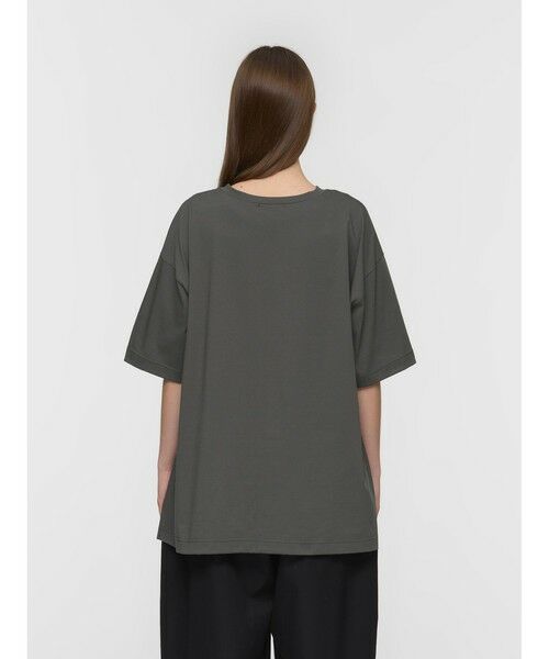 mizuiro ind / ミズイロインド カットソー | mizuiro ind サイドスリットワイドチュニックTシャツ | 詳細14