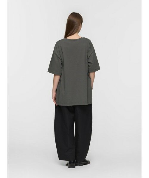 mizuiro ind / ミズイロインド カットソー | mizuiro ind サイドスリットワイドチュニックTシャツ | 詳細19