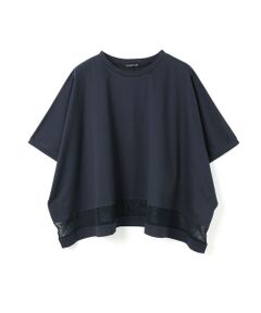 mizuiro ind / ミズイロインド カットソー | mizuiro ind メッシュヘムワイドプルオーバー