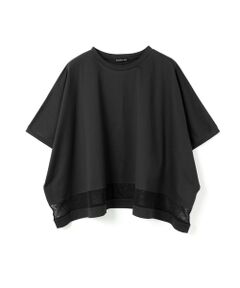 mizuiro ind / ミズイロインド カットソー | mizuiro ind メッシュヘムワイドプルオーバー