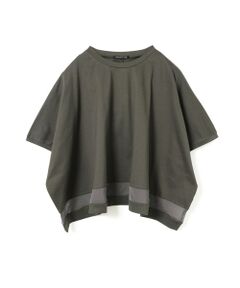 mizuiro ind / ミズイロインド カットソー | mizuiro ind メッシュヘムワイドプルオーバー