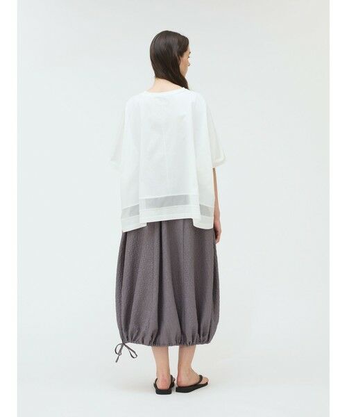 mizuiro ind / ミズイロインド カットソー | mizuiro ind メッシュヘムワイドプルオーバー | 詳細17