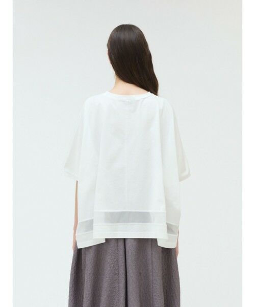 mizuiro ind / ミズイロインド カットソー | mizuiro ind メッシュヘムワイドプルオーバー | 詳細13