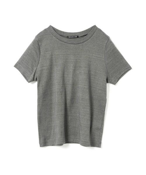 mizuiro ind / ミズイロインド カットソー | mizuiro ind クルーネックTシャツ（グレー(color91)）