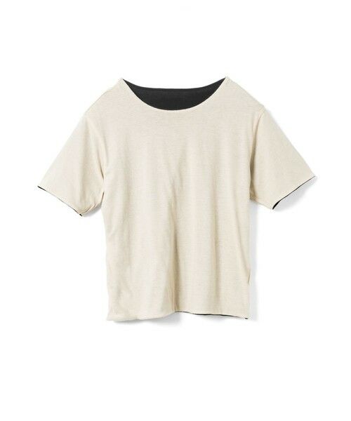 mizuiro ind / ミズイロインド カットソー | mizuiro ind バイカラーリバーシブルTシャツ | 詳細10