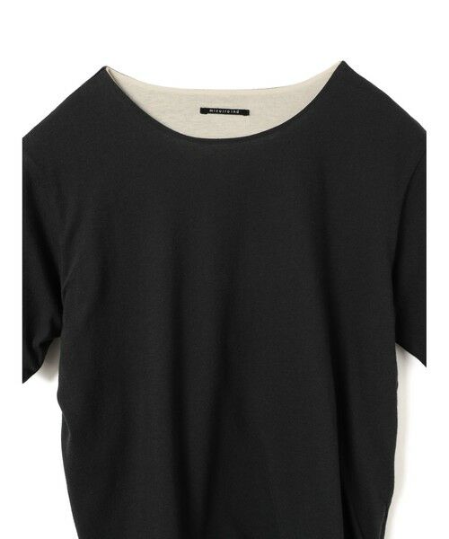 mizuiro ind / ミズイロインド カットソー | mizuiro ind バイカラーリバーシブルTシャツ | 詳細11