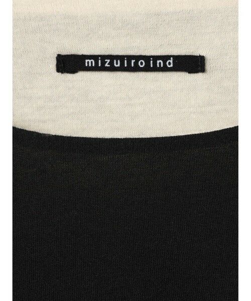 mizuiro ind / ミズイロインド カットソー | mizuiro ind バイカラーリバーシブルTシャツ | 詳細9
